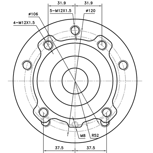 Z89389R — ZIKMAR — Wheel Hub