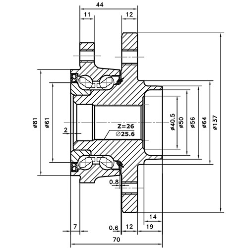 Z89394R — ZIKMAR — Wheel Hub