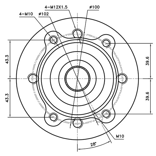 Z89394R — ZIKMAR — Wheel Hub