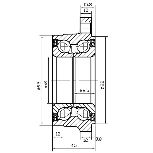 Z89399R — ZIKMAR — Wheel Hub