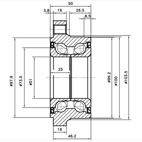 Z89401R — ZIKMAR — Wheel Hub