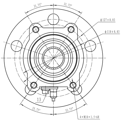 Z89408R — ZIKMAR — Wheel Hub