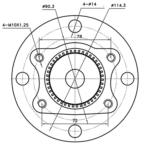 Z89419R — ZIKMAR — Wheel Hub