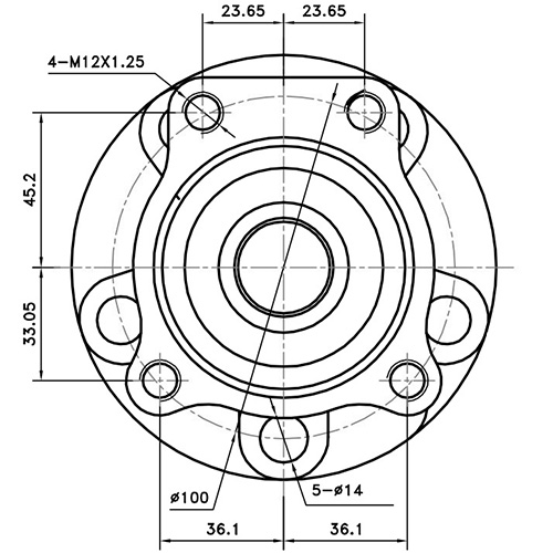 Z89424R — ZIKMAR — Wheel Hub
