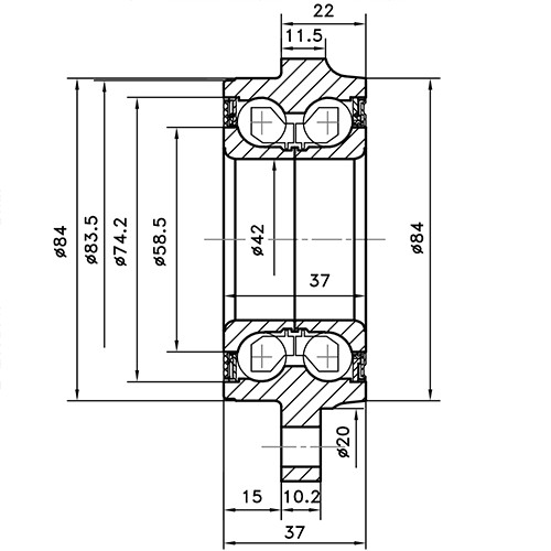 Z89432R — ZIKMAR — Wheel Hub