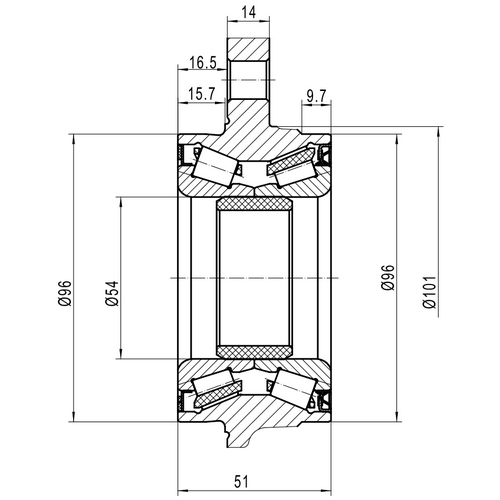 Z89442R — ZIKMAR — Wheel Hub