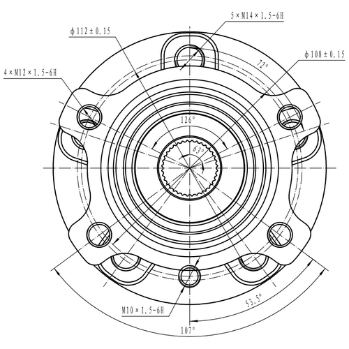 Z89459R — ZIKMAR — Wheel Hub