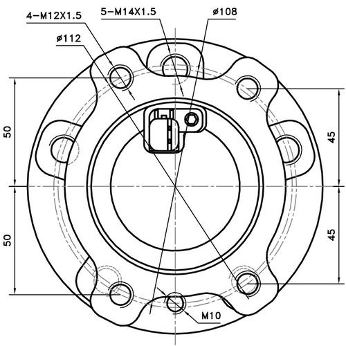 Z89461R — ZIKMAR — Wheel Hub