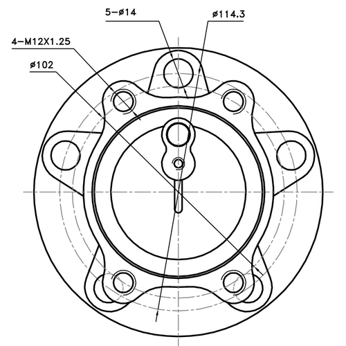 Z89468R — ZIKMAR — Wheel Hub