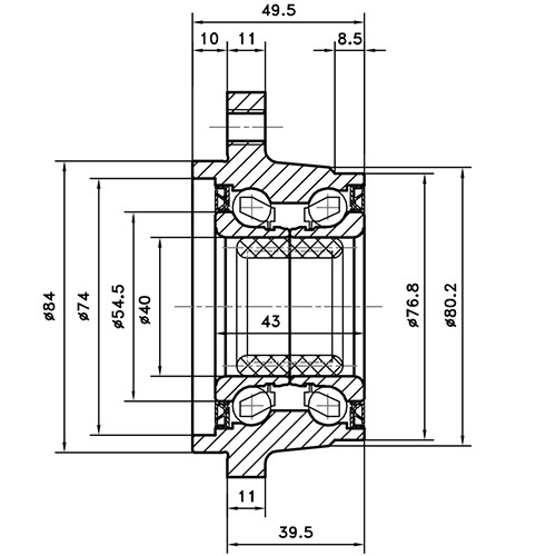 Z89470R — ZIKMAR — Wheel Hub