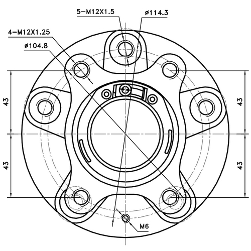 Z89483R — ZIKMAR — Wheel Hub