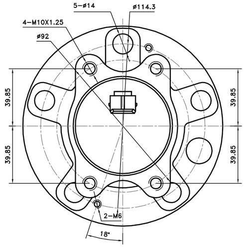 Z89497R — ZIKMAR — Wheel Hub