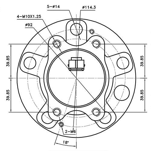 Z89498R — ZIKMAR — Wheel Hub