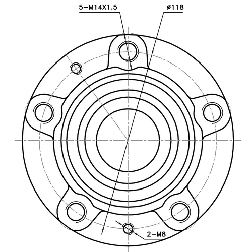 Z89499R — ZIKMAR — Wheel Hub