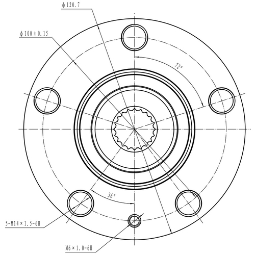 Z89527R — ZIKMAR — Wheel Hub
