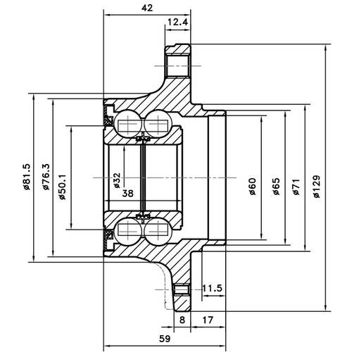 Z89562R — ZIKMAR — Wheel Hub