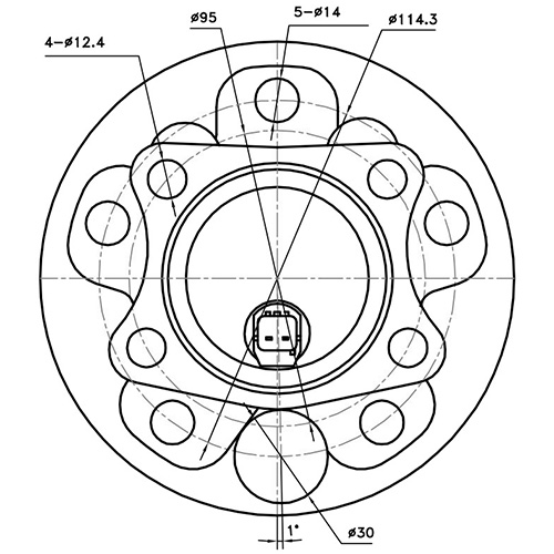 Z89569R — ZIKMAR — Wheel Hub