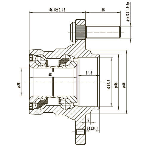 Z89576R — ZIKMAR — Wheel Hub