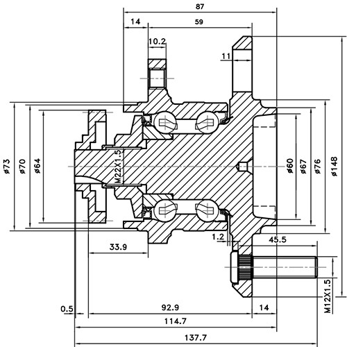 Z89609R — ZIKMAR — Wheel Hub