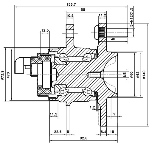 Z89618R — ZIKMAR — Wheel Hub