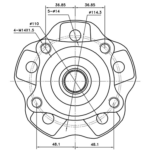 Z89634R — ZIKMAR — Wheel Hub