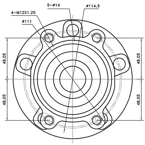 Z89635R — ZIKMAR — Wheel Hub