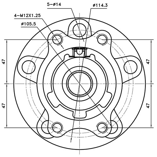 Z89640R — ZIKMAR — Wheel Hub