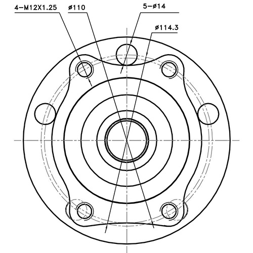 Z89645R — ZIKMAR — Wheel Hub