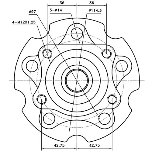 Z89653R — ZIKMAR — Wheel Hub