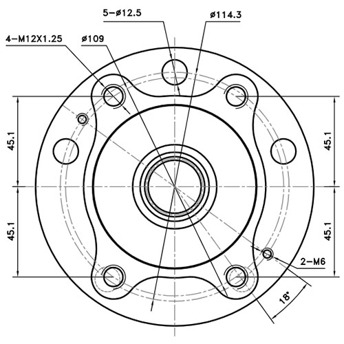 Z89682R — ZIKMAR — Wheel Hub
