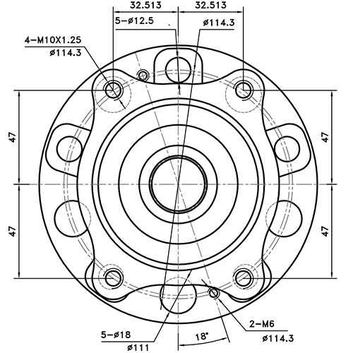 Z89687R — ZIKMAR — Wheel Hub