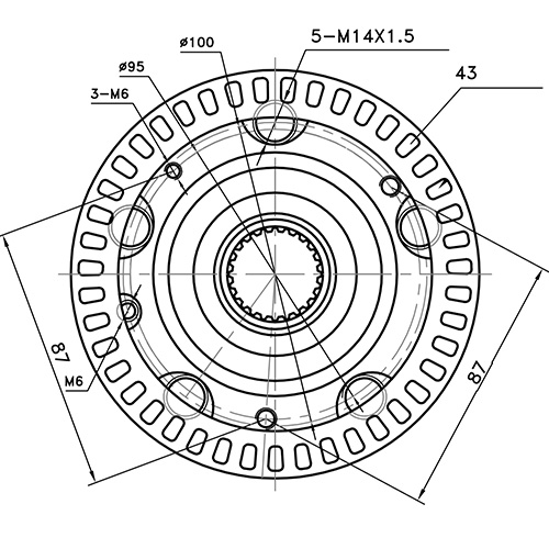 Z89691R — ZIKMAR — Wheel Hub