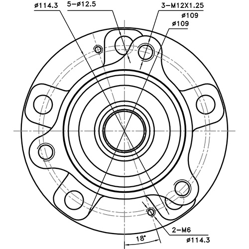 Z89693R — ZIKMAR — Wheel Hub