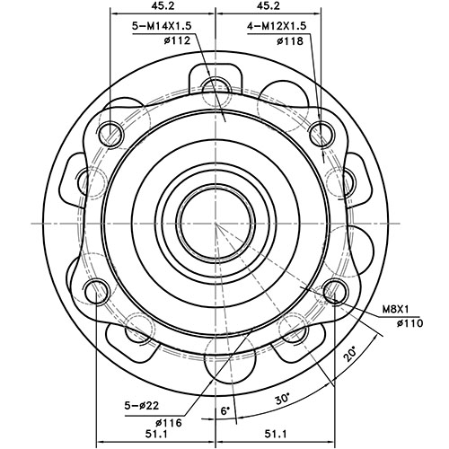 Z89700R — ZIKMAR — Wheel Hub