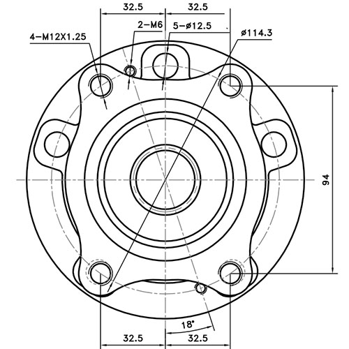 Z89701R — ZIKMAR — Wheel Hub