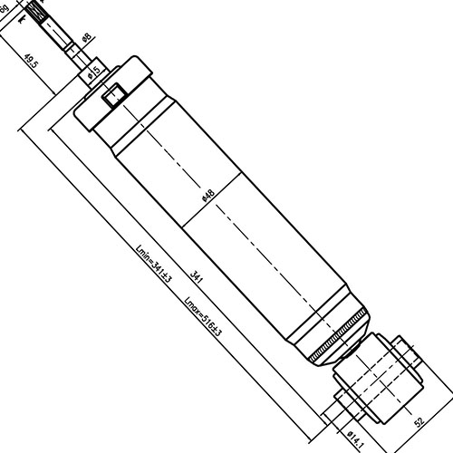 Z97274R — ZIKMAR — Shock Absorber Rear