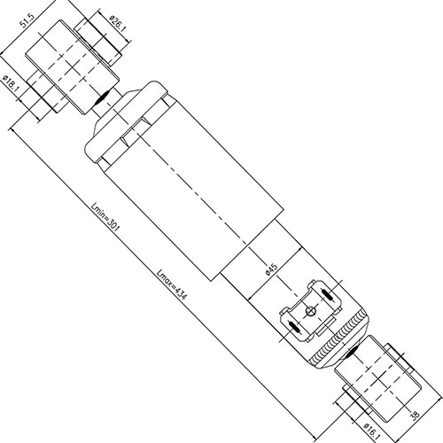 Z97369R — ZIKMAR — Shock Absorber Rear