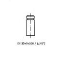 Z17501R — ZIKMAR — Engine valve