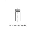 Z17554R — ZIKMAR — Engine valve