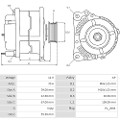 Z28545R — ZIKMAR — Alternator