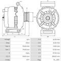 Z28576R — ZIKMAR — Alternator