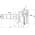 Z87192R — ZIKMAR — CV Joint Kit, Outer