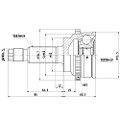 Z87250R — ZIKMAR — CV Joint Kit, Outer