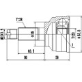 Z87262R — ZIKMAR — CV Joint Kit, Outer