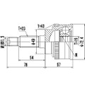 Z87393R — ZIKMAR — CV Joint Kit, Outer