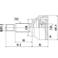 Z87446R — ZIKMAR — CV Joint Kit, Outer