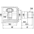 Z87538R — ZIKMAR — CV Joint Kit, Inner