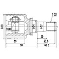 Z87552R — ZIKMAR — CV Joint Kit, Inner