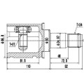 Z87555R — ZIKMAR — CV Joint Kit, Inner