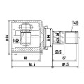 Z87601R — ZIKMAR — CV Joint Kit, Inner